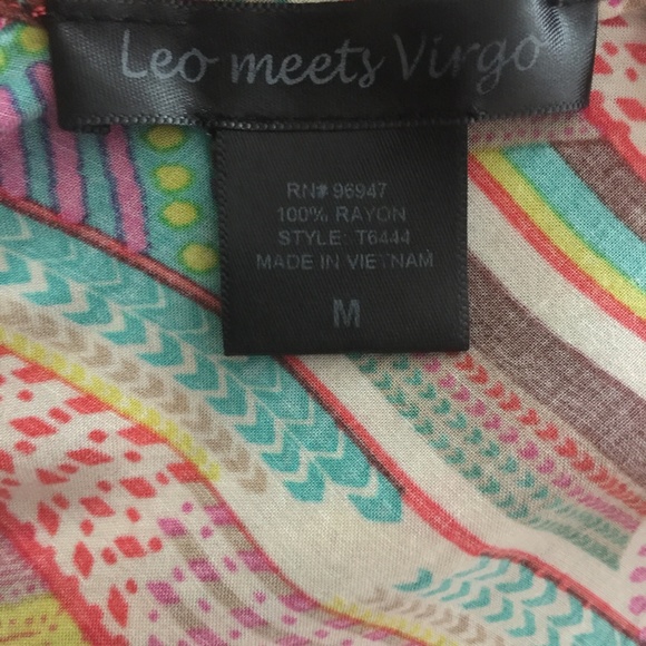 Leo Meets Virgo Aztec Print Top - Picture 7 of 7